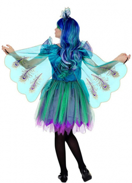 Pfauenkostüm für Mädchen