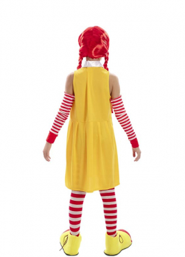 Fato de palhaço Killer Burger para meninas