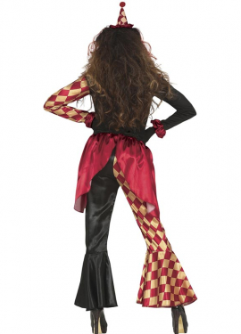 Plaid Horror Clown Costume for Women Plaid Horror Clown Costume for Women