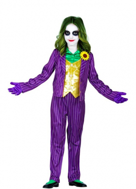 Costume de clown rieur pour fille