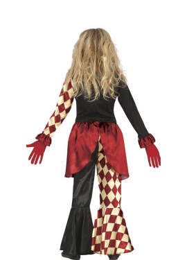 Plaid Dark Clown Costume for Girls Plaid Dark Clown Costume for Girls
