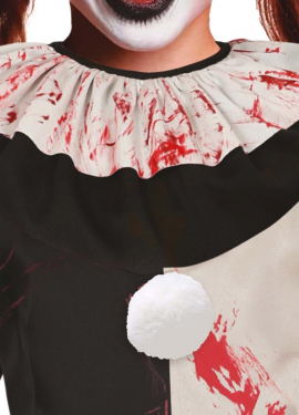 Black and white scary clown costume for girls Black and white scary clown costume for girls