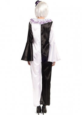 Scary Clown Costume with Hat for Women Scary Clown Costume with Hat for Women