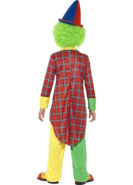 Checkered Clown Costume for Boys Checkered Clown Costume for Boys