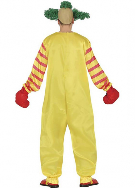 Moon and stars killer clown costume for men
