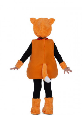Fato de raposinha com rabo para criança