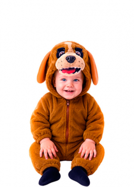 Fato de filhote de cachorro marrom para crianças e bebês Fato de filhote de cachorro marrom para crianças e bebês