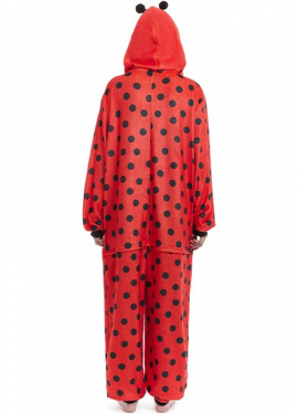 Fato de pijama joaninha para adulto Fato de pijama joaninha para adulto
