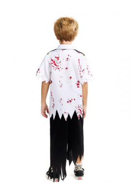 Fato de piloto de avião zumbi para meninos Fato de piloto de avião zumbi para meninos