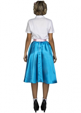 Pink Ladies Blue Kostüm für Damen