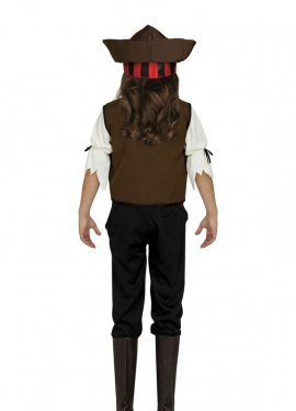 Fato de Pirata dos Sete Mares para menina Fato de Pirata dos Sete Mares para menina