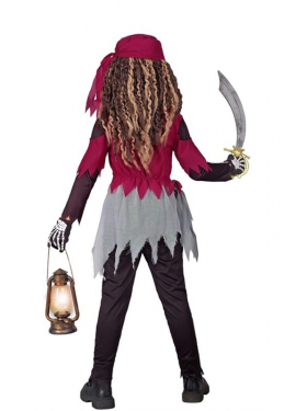 Skeleton Cabin Boy Pirate Costume for Girls Skeleton Cabin Boy Pirate Costume for Girls