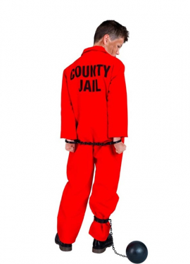 Fato de Prisioneiro Maluco para Meninos