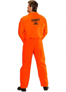 Orange Prisoner Costume for Men Orange Prisoner Costume for Men