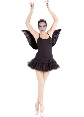 Traje de balé preto Prima Ballerina para mulheres Traje de balé preto Prima Ballerina para mulheres