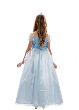 Blue Fairytale Princess Costume for Girls Blue Fairytale Princess Costume for Girls