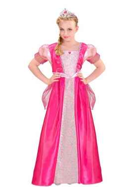 Fato de princesa rosa para meninas