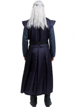 Fato masculina de Príncipe Dragão Negro com Cinto Fato masculina de Príncipe Dragão Negro com Cinto