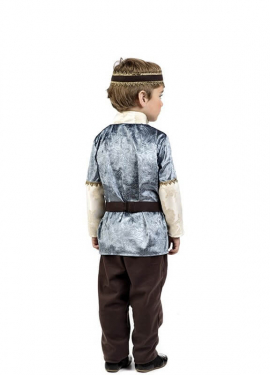 Fato de príncipe medieval para crianças e bebés