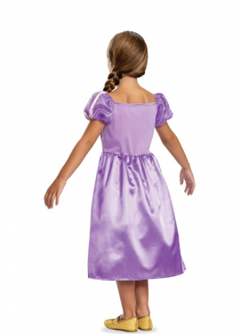 Fato clássica de Rapunzel da Disney para meninas Fato clássica de Rapunzel da Disney para meninas