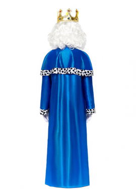 Disfraz de Rey Mago azul para niño