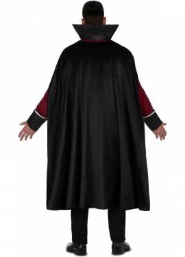 Fato de Rei Vampiro bordô escuro para homem Fato de Rei Vampiro bordô escuro para homem