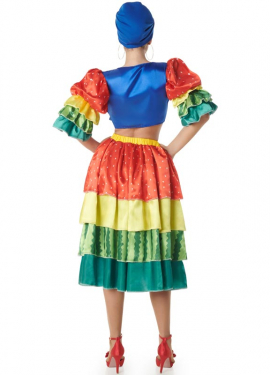 Fato de Rumbera caribenha para mulher