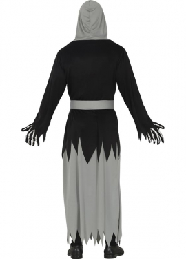 Skelett-Sensenmann-Kostüm für Herren