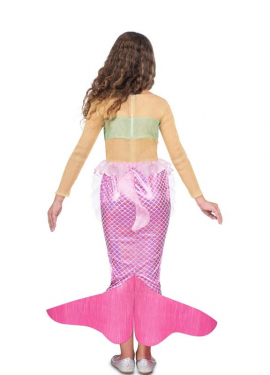 Pink Mermaid Costume with Tail for Girls Pink Mermaid Costume with Tail for Girls