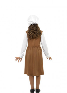 Disfraz de Sirvienta Tudor para niña