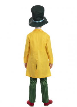 Fato de Chapeleiro Amarelo para meninos Fato de Chapeleiro Amarelo para meninos