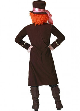 Fato de Chapeleiro Maluco castanho para homem Fato de Chapeleiro Maluco castanho para homem
