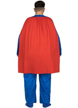 Fat Super Mustacheman Costume for Men Fat Super Mustacheman Costume for Men