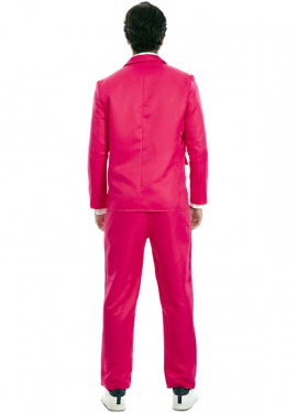 Men's Pink Neon Suit Costume
