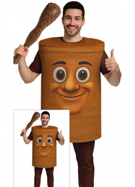 Disfraz de Tung Tung Sahur para hombre