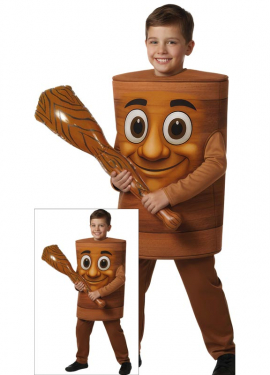 Tung -Kostüm Tung Sahur für Kinder