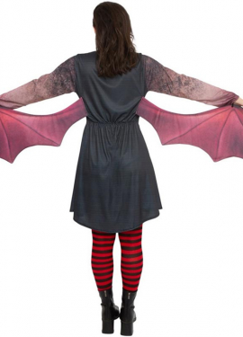 Dark vampire costume with wings for women Dark vampire costume with wings for women