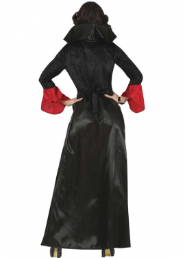 Fato de vampira clássica vermelha para mulher Fato de vampira clássica vermelha para mulher