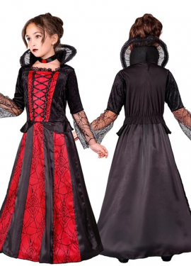 Disfraz de Vampiresa Elegante para niña