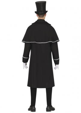 Fato de vampiro prateado para homem Fato de vampiro prateado para homem