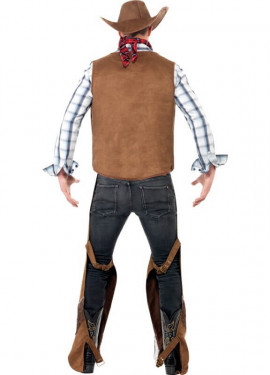 Cowboy Kostüm mit Fransen für Herren