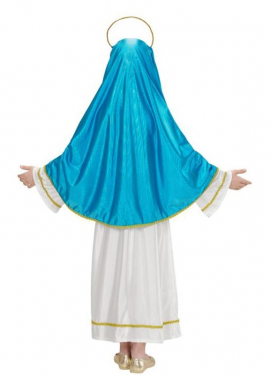 Disfraz de Virgen María para niña