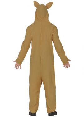 Costume da volpe marrone per uomo