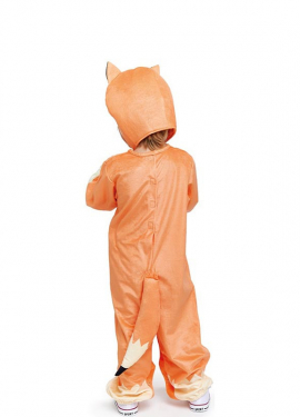 Fato de raposa laranja com chapéu para bebé Fato de raposa laranja com chapéu para bebé