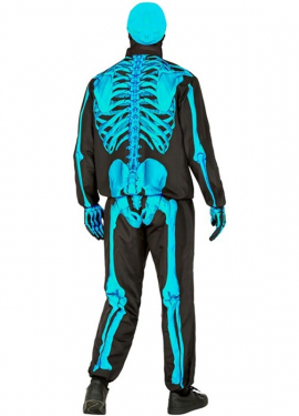 Disfraz Express de Esqueleto Fluorescente para hombre
