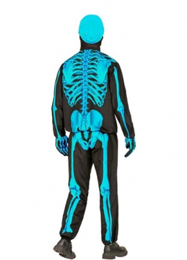 Disfraz Express de Esqueleto Fluorescente para niño