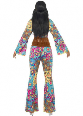 Disfraz Hippy Flower Power para Mujer