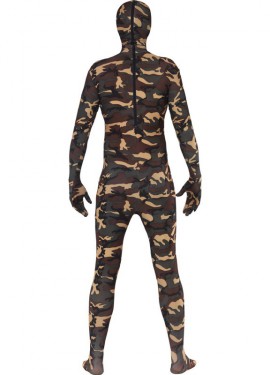 Disfraz o Mono Segunda Piel Camuflaje Militar
