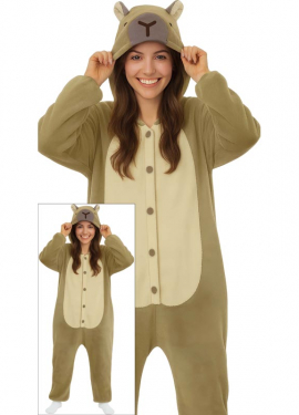 Disfraz o Pijama de Capibara para mujer
