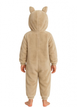 Déguisement ou pyjama Lulu le Monstre beige pour enfants